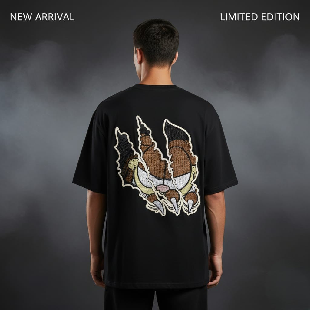 Beast Mode Dual Graphic Oversized Tee |