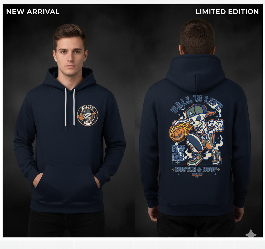 Skeleton Baller Winter Hoodie | Ball Is Life Edition