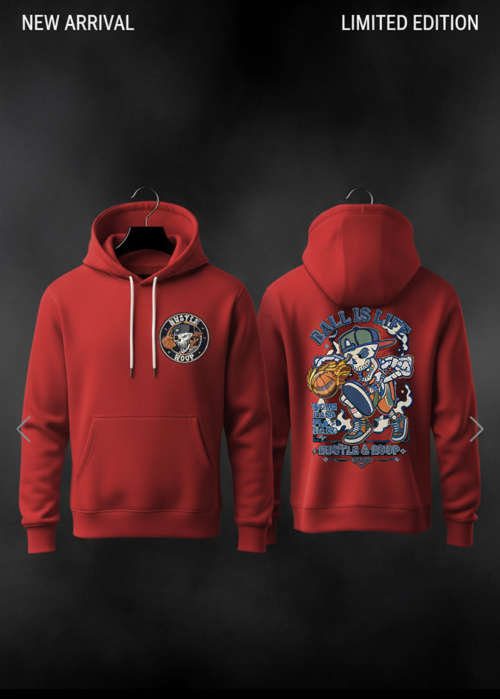 Skeleton Baller Winter Hoodie | Ball Is Life Edition