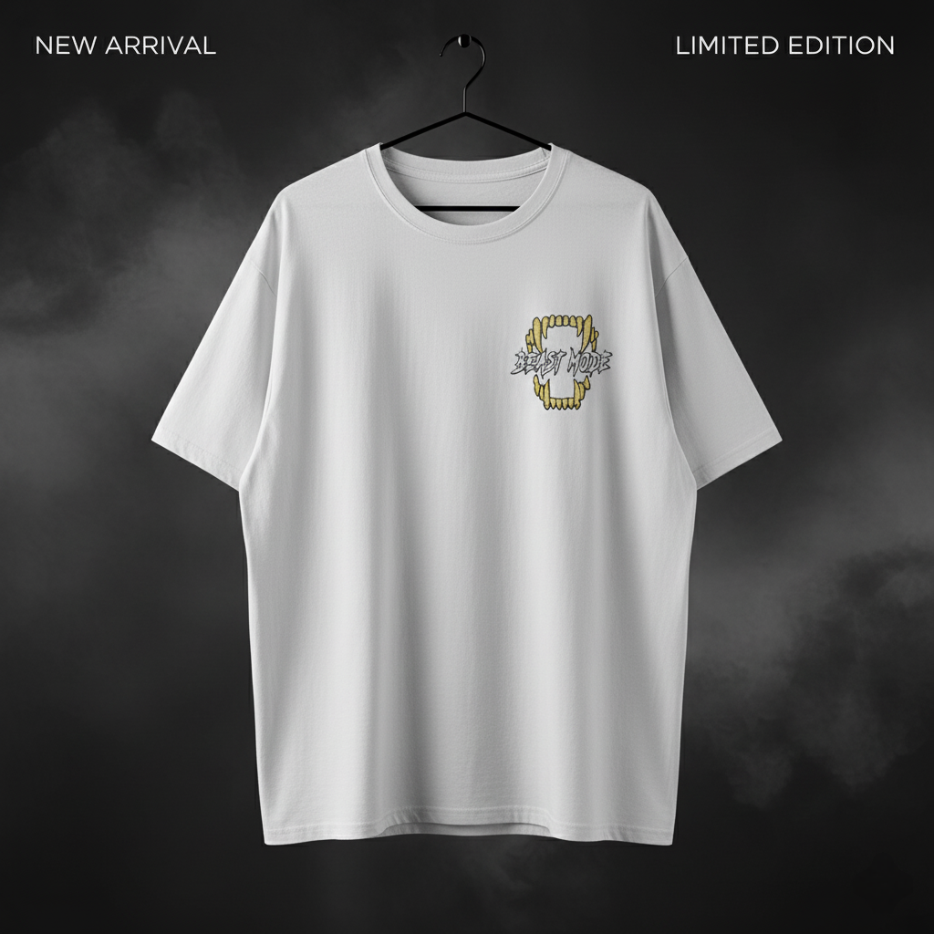 Beast Mode Dual Graphic Oversized Tee |