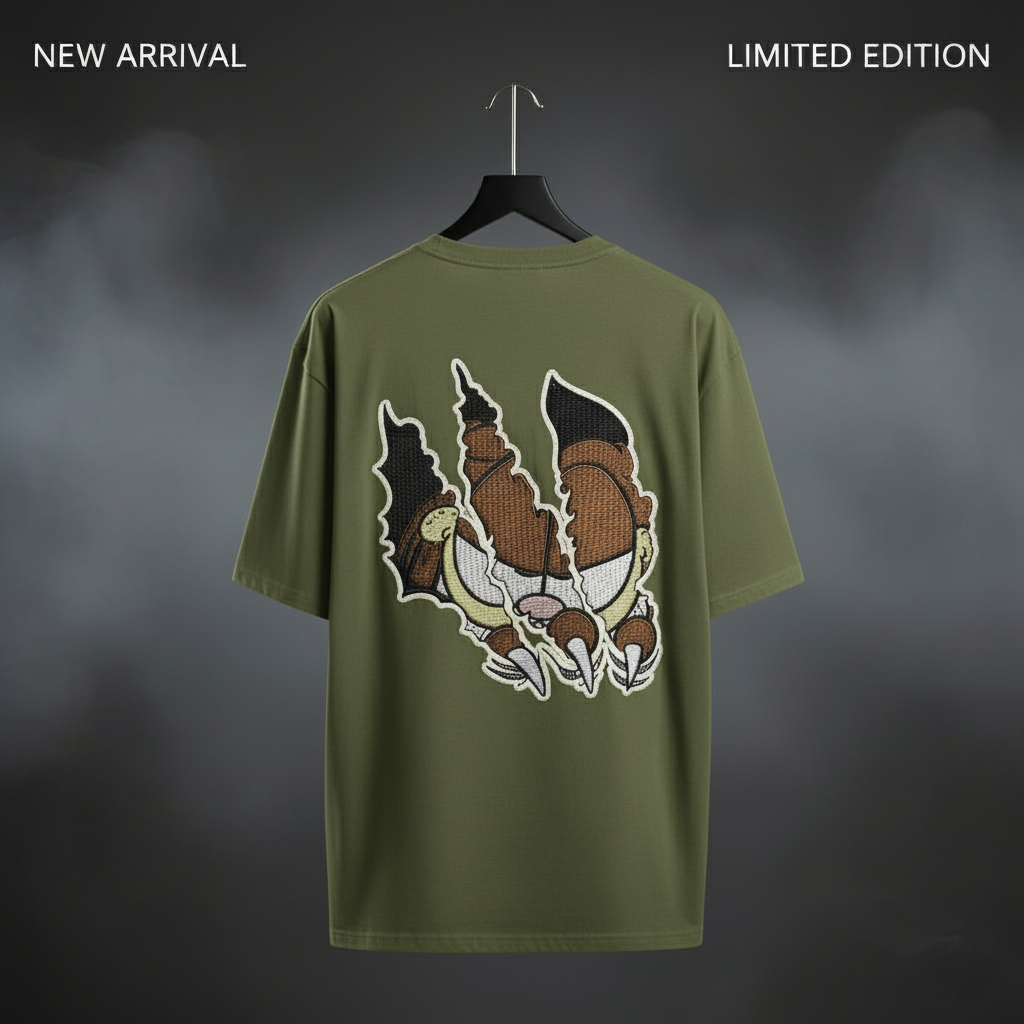 Beast Mode Dual Graphic Oversized Tee |